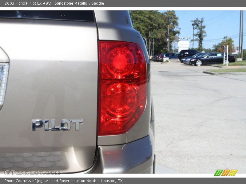 Sandstone Metallic / Saddle 2003 Honda Pilot EX 4WD