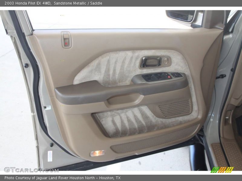 Sandstone Metallic / Saddle 2003 Honda Pilot EX 4WD