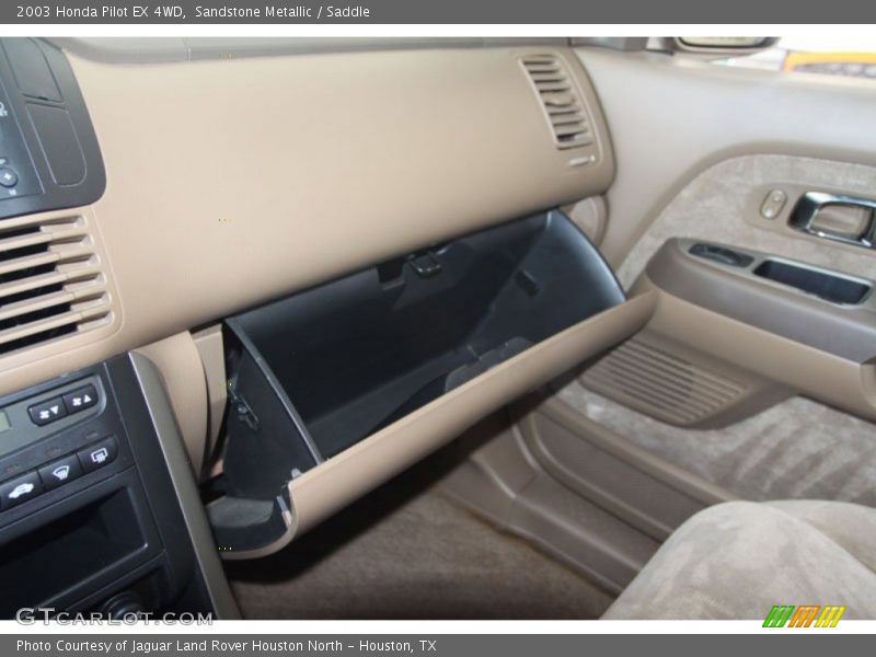Sandstone Metallic / Saddle 2003 Honda Pilot EX 4WD