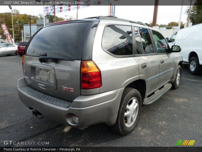 Steel Gray Metallic / Ebony 2007 GMC Envoy SLT 4x4
