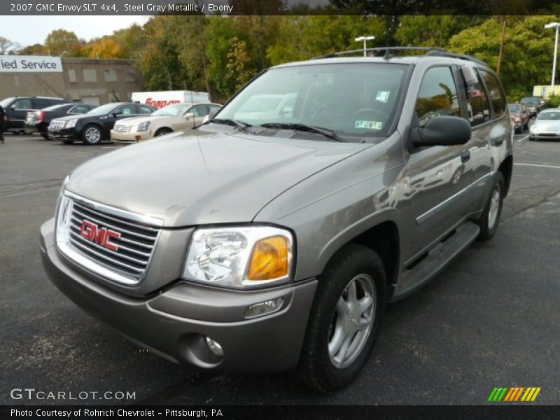 Steel Gray Metallic / Ebony 2007 GMC Envoy SLT 4x4