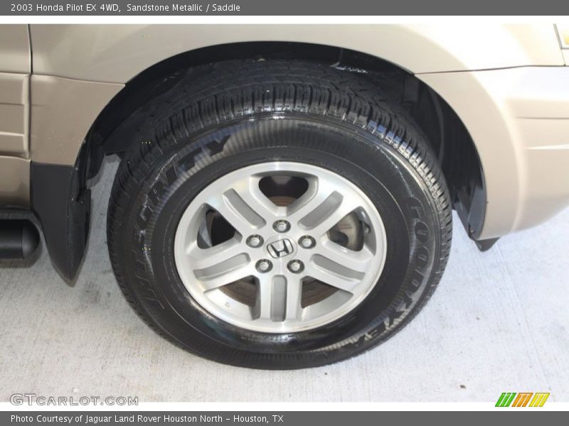 Sandstone Metallic / Saddle 2003 Honda Pilot EX 4WD