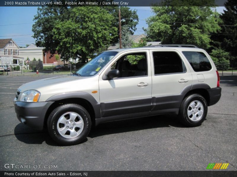 Pebble Ash Metallic / Dark Flint Gray 2003 Mazda Tribute LX-V6 4WD