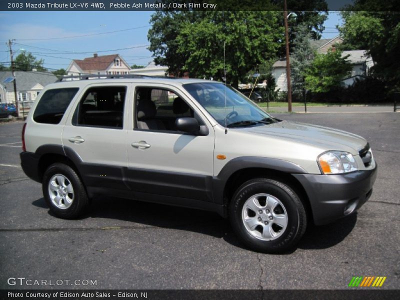 Pebble Ash Metallic / Dark Flint Gray 2003 Mazda Tribute LX-V6 4WD