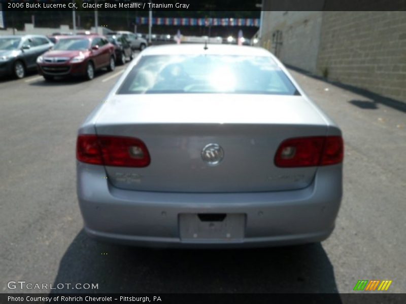 Glacier Blue Metallic / Titanium Gray 2006 Buick Lucerne CX