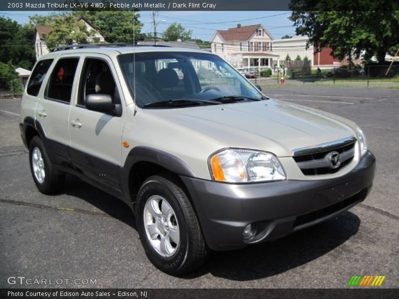 Pebble Ash Metallic / Dark Flint Gray 2003 Mazda Tribute LX-V6 4WD