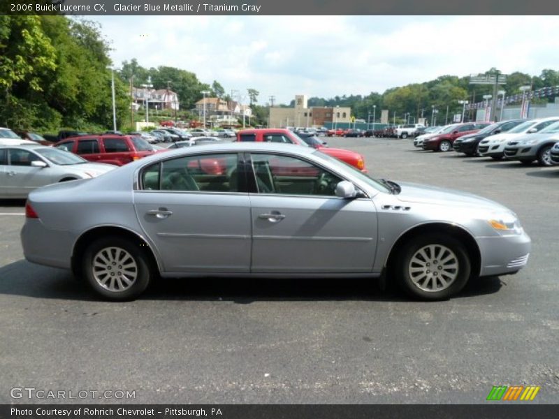 Glacier Blue Metallic / Titanium Gray 2006 Buick Lucerne CX