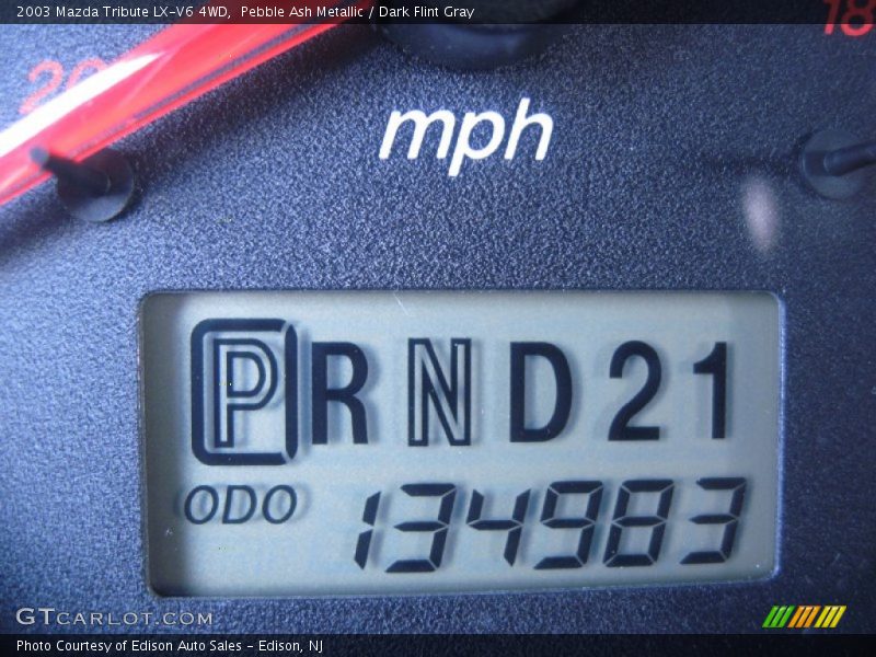 Pebble Ash Metallic / Dark Flint Gray 2003 Mazda Tribute LX-V6 4WD