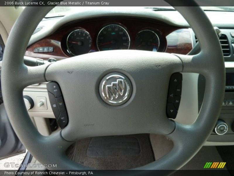Glacier Blue Metallic / Titanium Gray 2006 Buick Lucerne CX