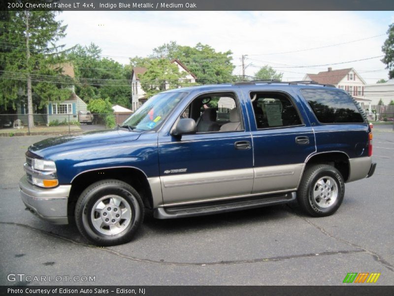 Indigo Blue Metallic / Medium Oak 2000 Chevrolet Tahoe LT 4x4