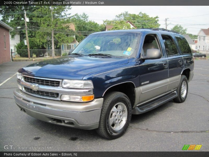 Indigo Blue Metallic / Medium Oak 2000 Chevrolet Tahoe LT 4x4
