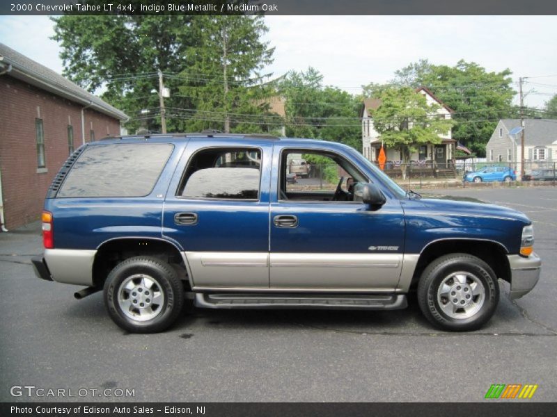 Indigo Blue Metallic / Medium Oak 2000 Chevrolet Tahoe LT 4x4