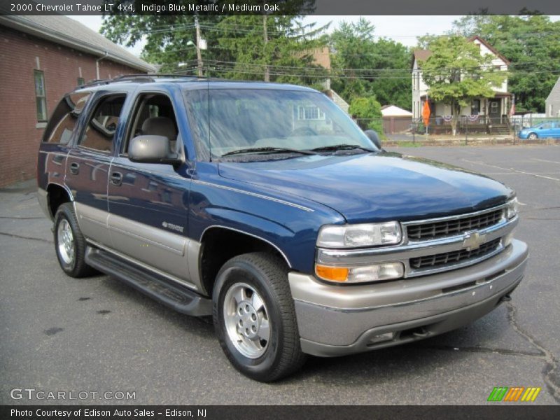 Indigo Blue Metallic / Medium Oak 2000 Chevrolet Tahoe LT 4x4