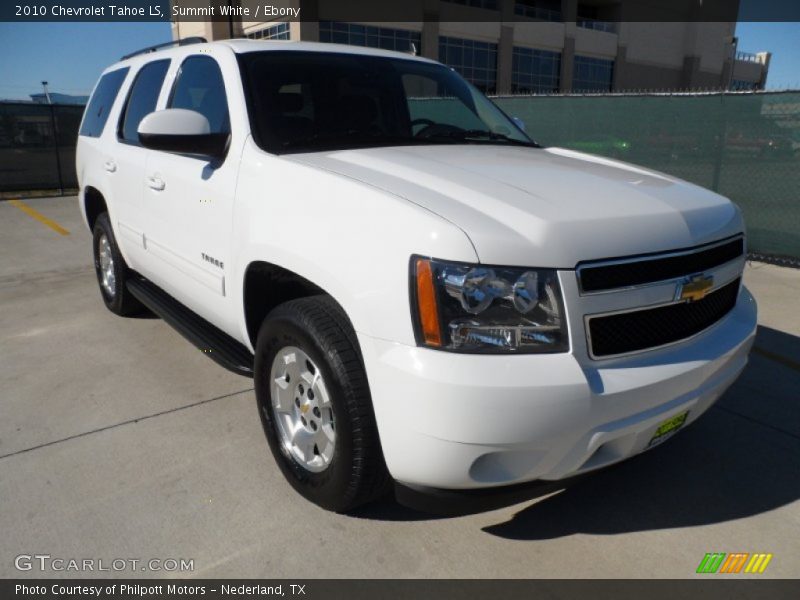 Summit White / Ebony 2010 Chevrolet Tahoe LS