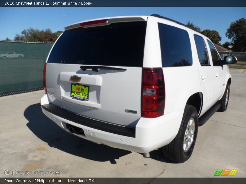 Summit White / Ebony 2010 Chevrolet Tahoe LS