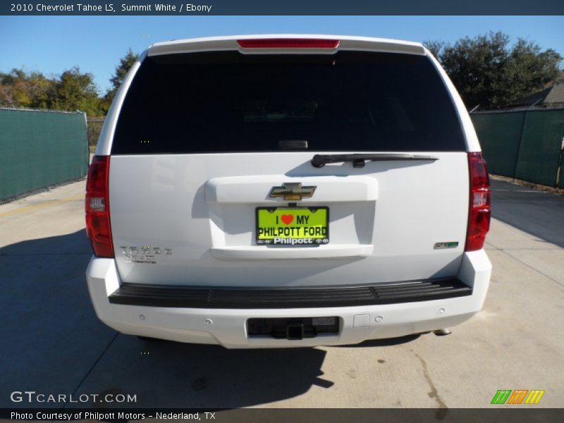 Summit White / Ebony 2010 Chevrolet Tahoe LS