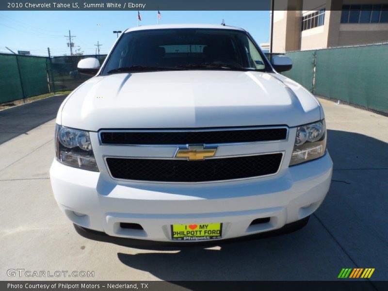 Summit White / Ebony 2010 Chevrolet Tahoe LS