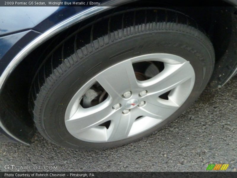 Midnight Blue Metallic / Ebony 2009 Pontiac G6 Sedan