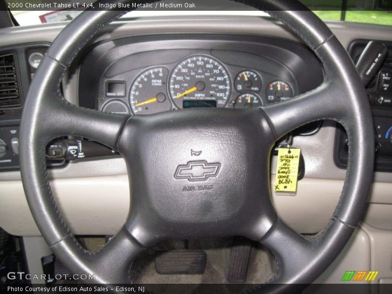 Indigo Blue Metallic / Medium Oak 2000 Chevrolet Tahoe LT 4x4