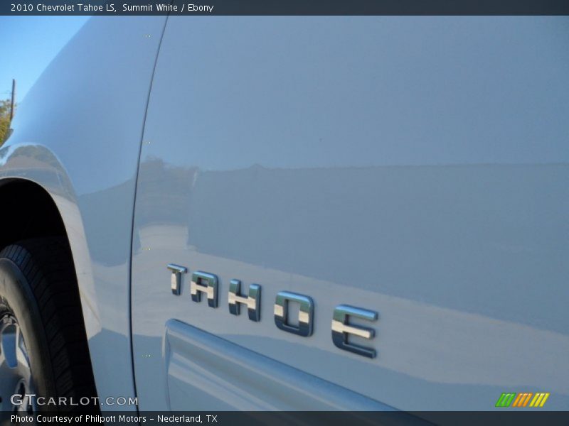 Summit White / Ebony 2010 Chevrolet Tahoe LS