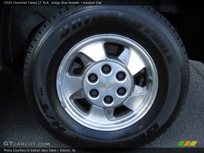 Indigo Blue Metallic / Medium Oak 2000 Chevrolet Tahoe LT 4x4