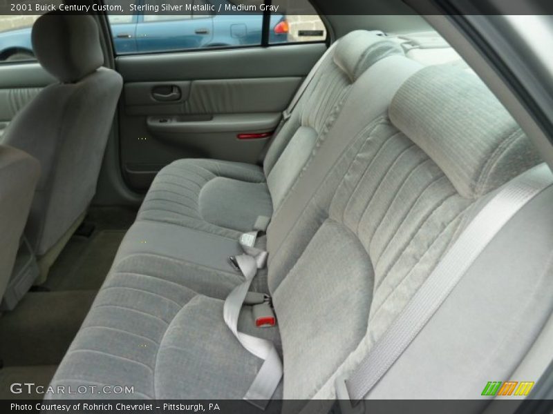 Sterling Silver Metallic / Medium Gray 2001 Buick Century Custom