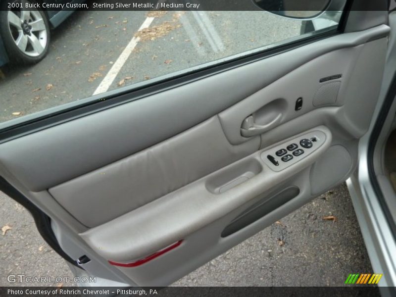 Sterling Silver Metallic / Medium Gray 2001 Buick Century Custom
