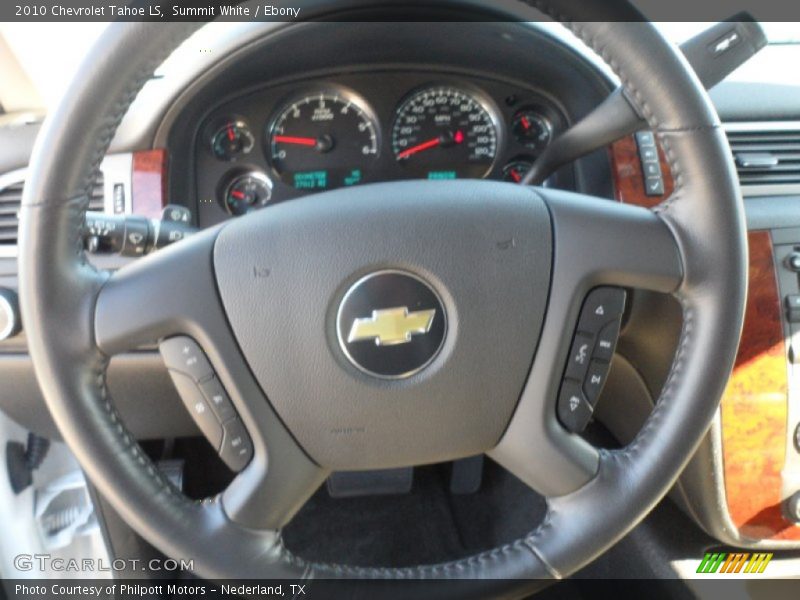 Summit White / Ebony 2010 Chevrolet Tahoe LS