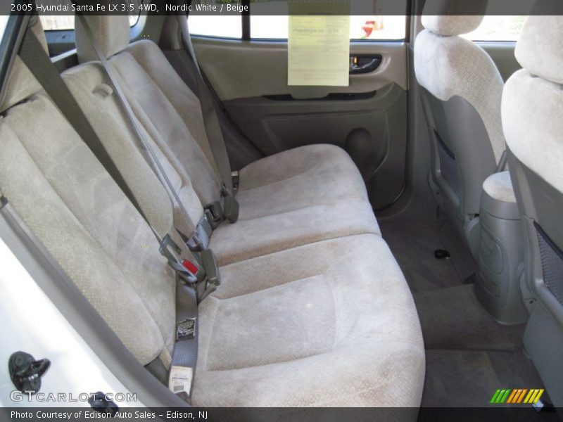 Nordic White / Beige 2005 Hyundai Santa Fe LX 3.5 4WD