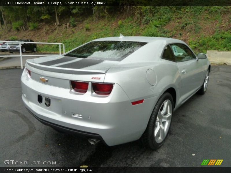 Silver Ice Metallic / Black 2012 Chevrolet Camaro LT Coupe