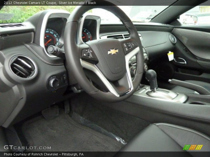 Silver Ice Metallic / Black 2012 Chevrolet Camaro LT Coupe