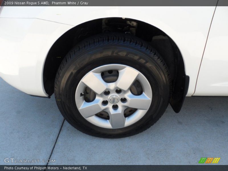 Phantom White / Gray 2009 Nissan Rogue S AWD
