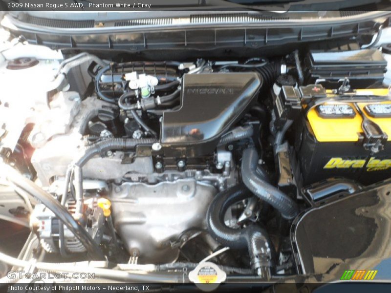Phantom White / Gray 2009 Nissan Rogue S AWD