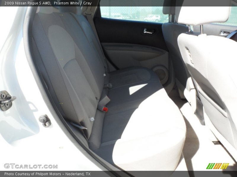 Phantom White / Gray 2009 Nissan Rogue S AWD