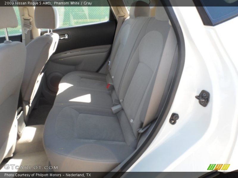 Phantom White / Gray 2009 Nissan Rogue S AWD