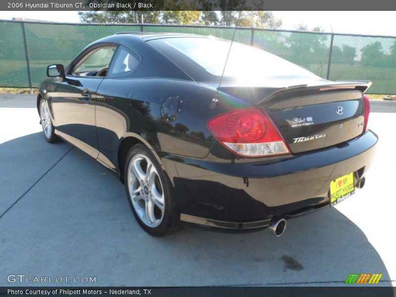Obsidian Black / Black 2006 Hyundai Tiburon GT