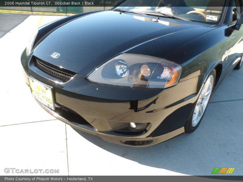 Obsidian Black / Black 2006 Hyundai Tiburon GT