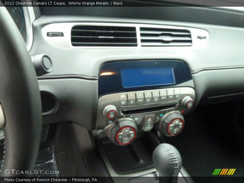 Controls of 2012 Camaro LT Coupe
