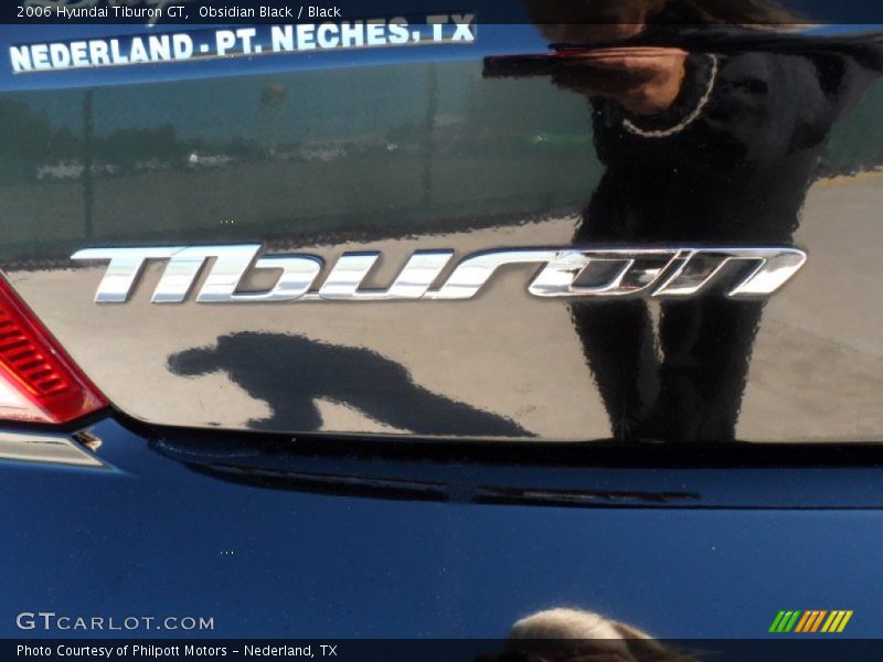 Obsidian Black / Black 2006 Hyundai Tiburon GT