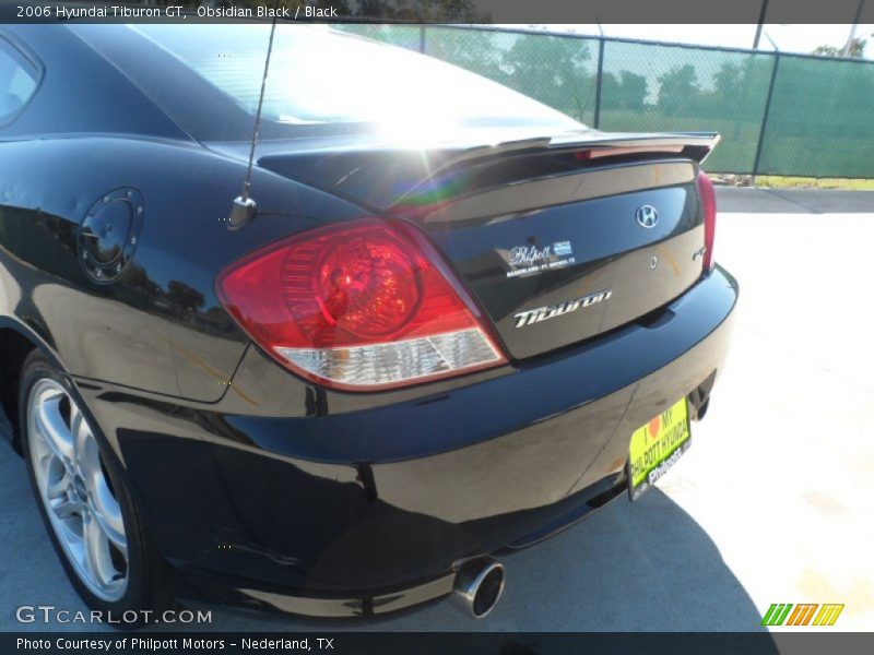 Obsidian Black / Black 2006 Hyundai Tiburon GT