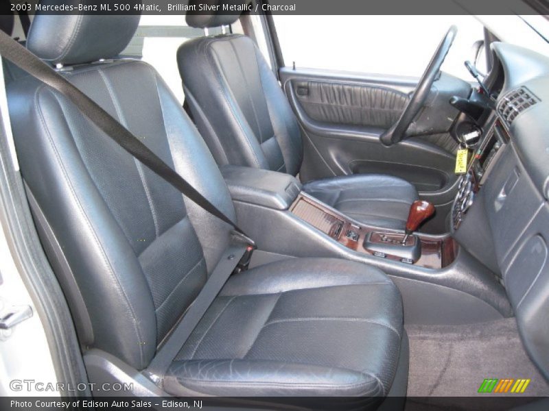Brilliant Silver Metallic / Charcoal 2003 Mercedes-Benz ML 500 4Matic