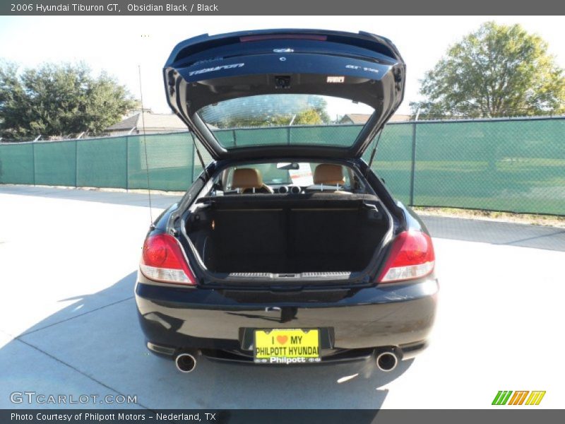 Obsidian Black / Black 2006 Hyundai Tiburon GT