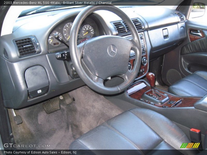  2003 ML 500 4Matic Charcoal Interior