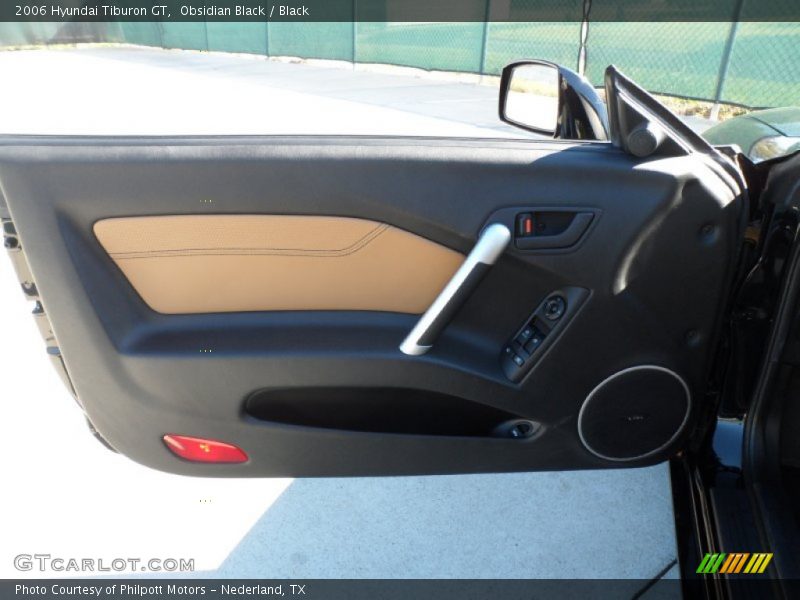 Obsidian Black / Black 2006 Hyundai Tiburon GT