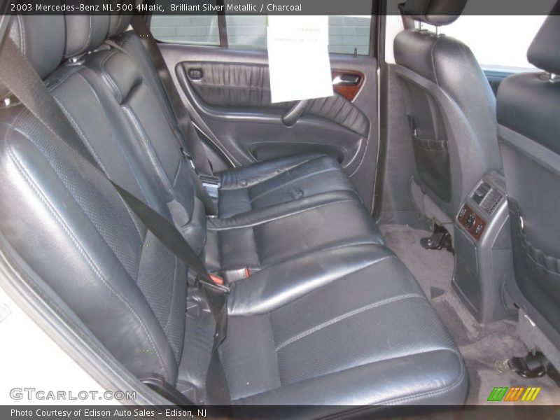 Brilliant Silver Metallic / Charcoal 2003 Mercedes-Benz ML 500 4Matic