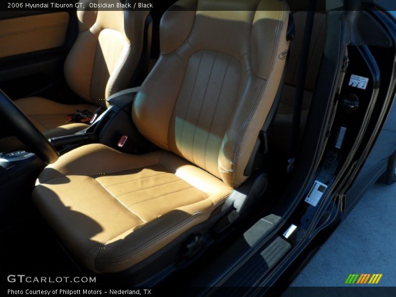 Obsidian Black / Black 2006 Hyundai Tiburon GT