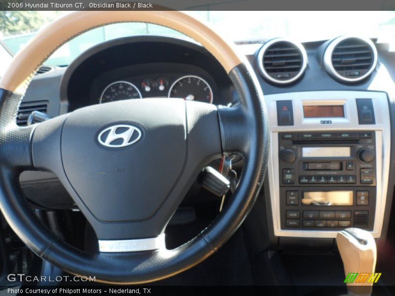 Obsidian Black / Black 2006 Hyundai Tiburon GT