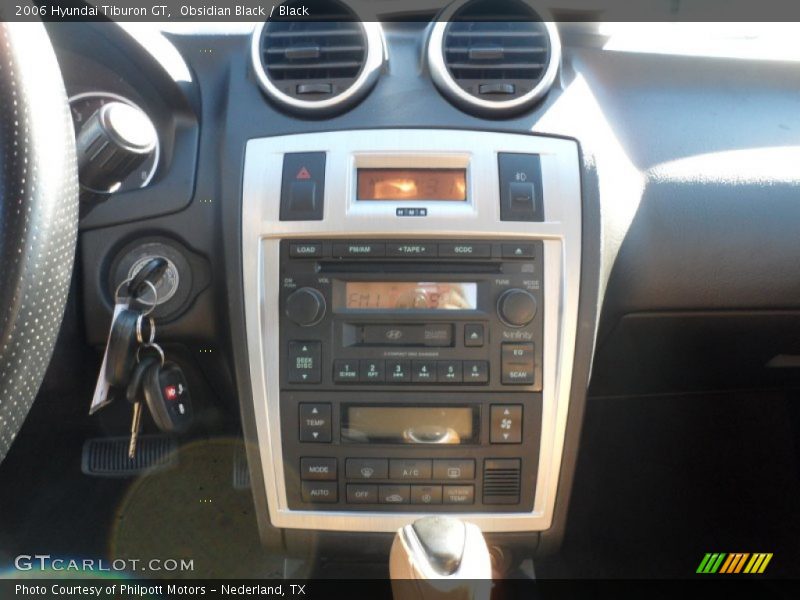 Obsidian Black / Black 2006 Hyundai Tiburon GT