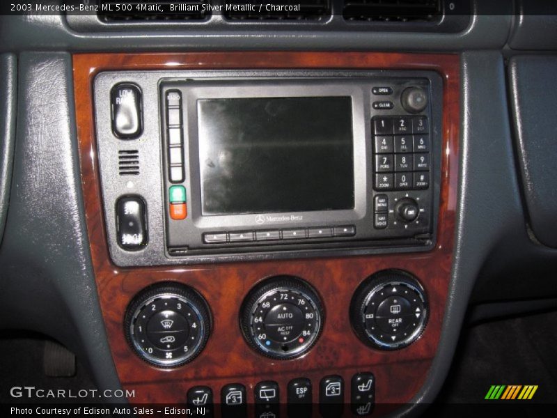 Brilliant Silver Metallic / Charcoal 2003 Mercedes-Benz ML 500 4Matic