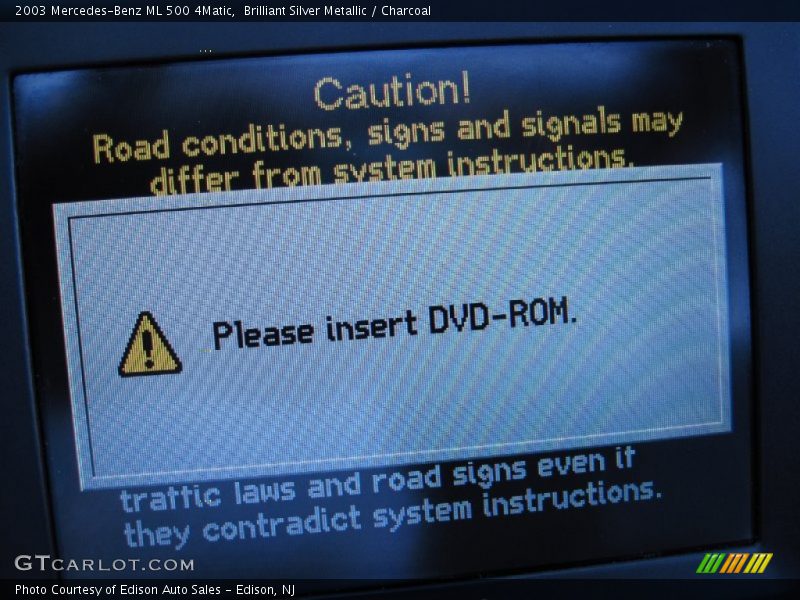 Brilliant Silver Metallic / Charcoal 2003 Mercedes-Benz ML 500 4Matic
